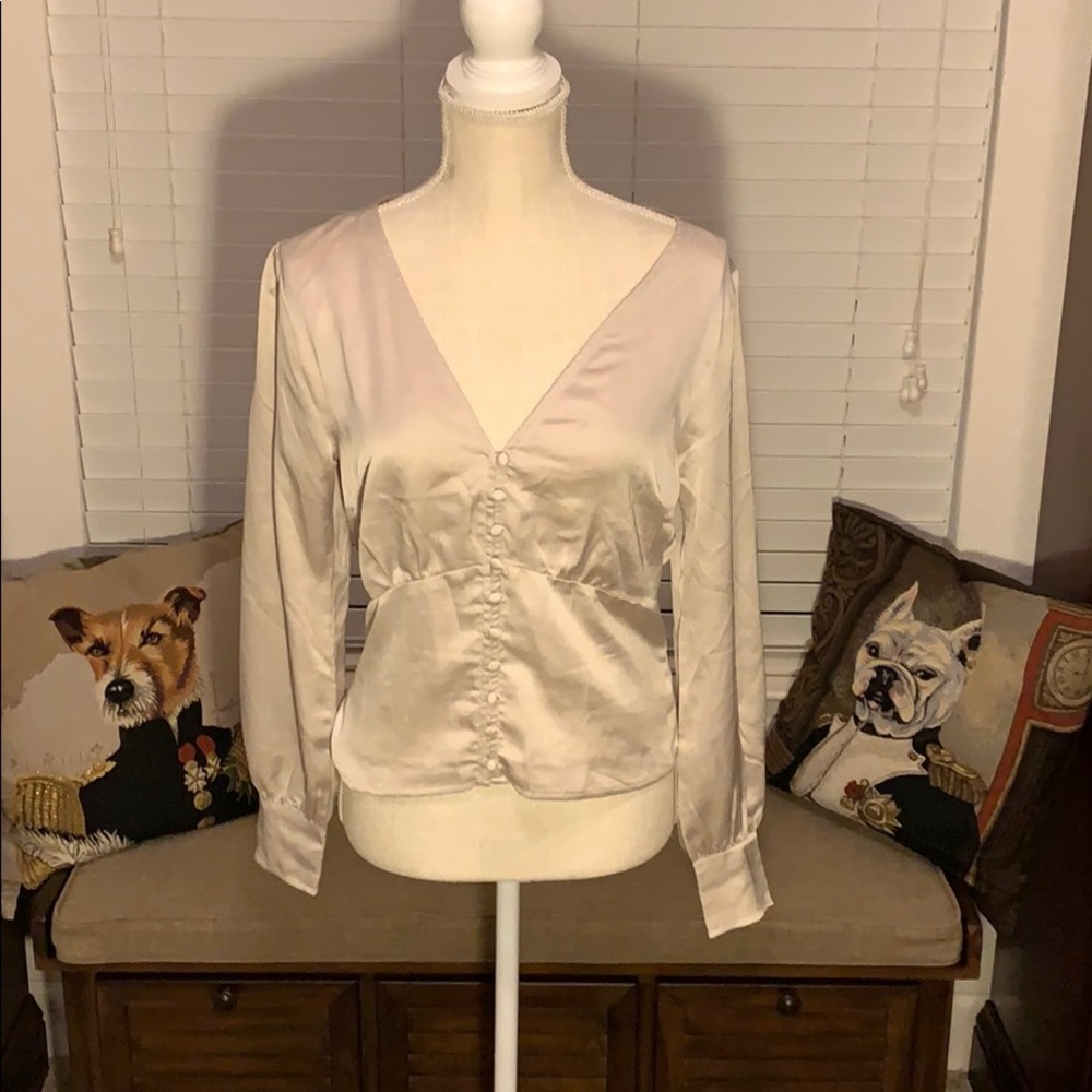 Satin Abercrombie blouse